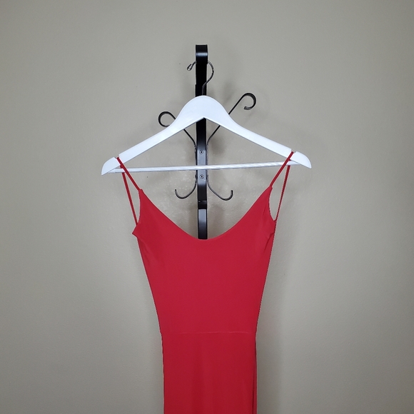 Femme Luxe Red Backless Bodycon Dress, UK6/US0 - Picture 4 of 9